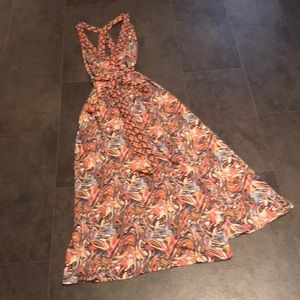 DVF SILK MULTI MAXI OR MIDI DRESS